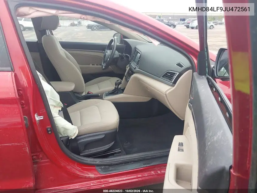 2018 HYUNDAI ELANTRA VIN KMHD84LF9JU472561 — фото 5