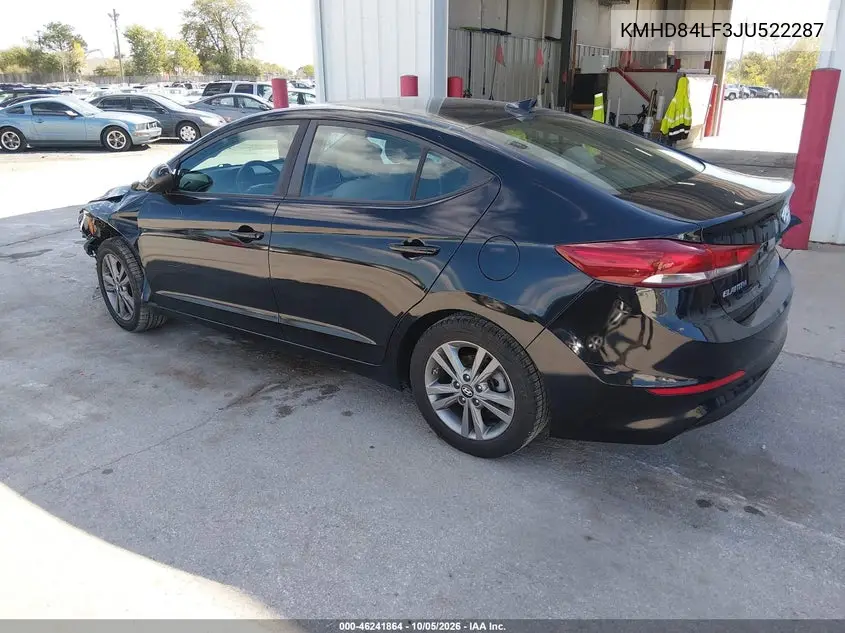 2018 HYUNDAI ELANTRA VIN KMHD84LF3JU522287 — фото 3