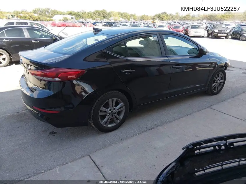 2018 HYUNDAI ELANTRA VIN KMHD84LF3JU522287 — фото 4