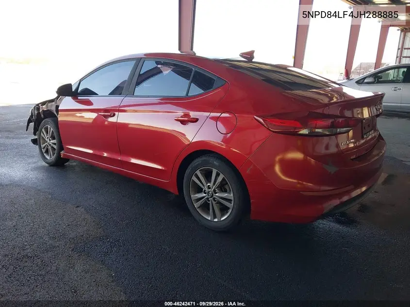 2018 HYUNDAI ELANTRA VIN 5NPD84LF4JH288885 — фото 3