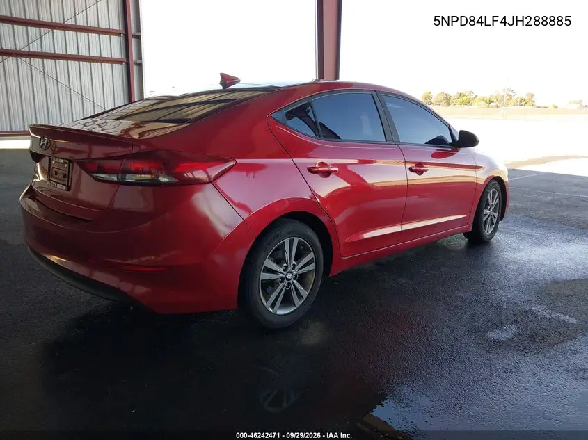 2018 HYUNDAI ELANTRA VIN 5NPD84LF4JH288885 — фото 4