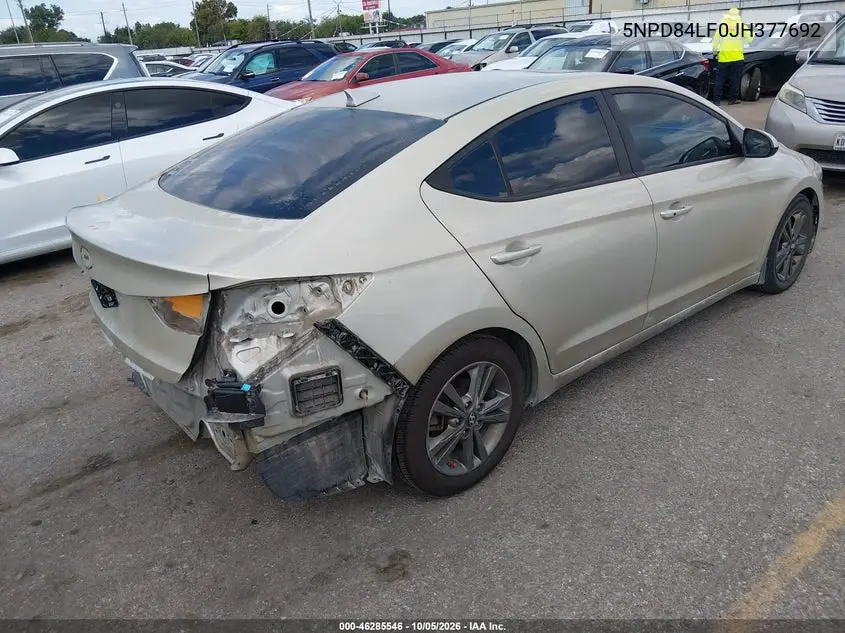 2018 HYUNDAI ELANTRA VIN 5NPD84LF0JH377692 — фото 4