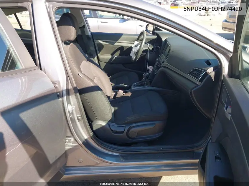 2018 HYUNDAI ELANTRA VIN 5NPD84LF0JH274420 — фото 5