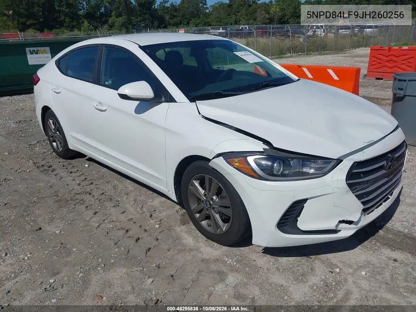 HYUNDAI ELANTRA 2018, VIN 5NPD84LF9JH260256