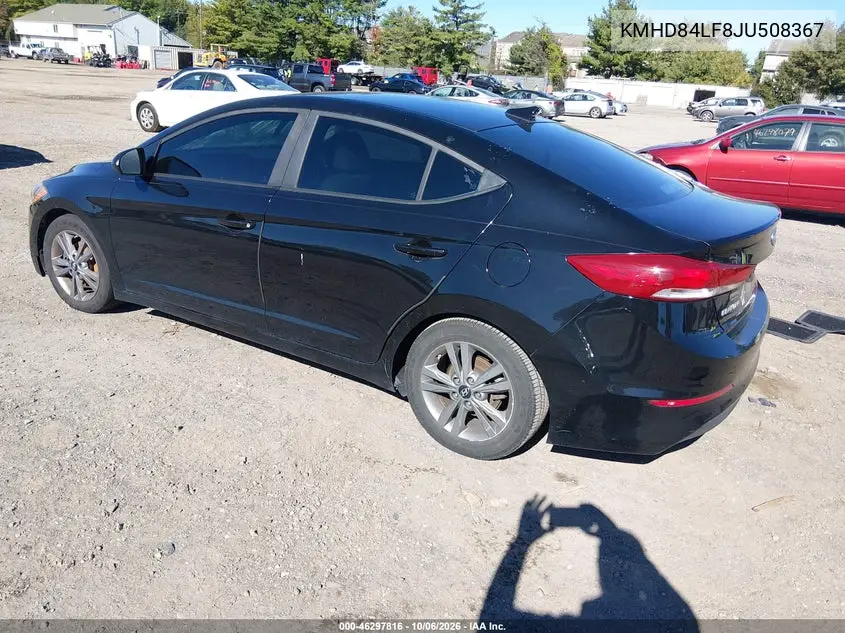 2018 HYUNDAI ELANTRA VIN KMHD84LF8JU508367 — фото 3