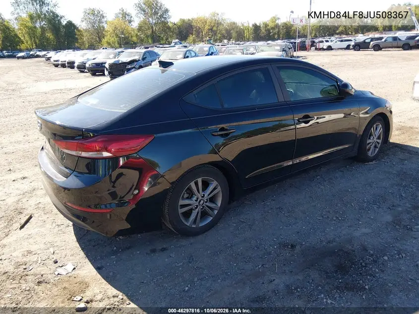 2018 HYUNDAI ELANTRA VIN KMHD84LF8JU508367 — фото 4