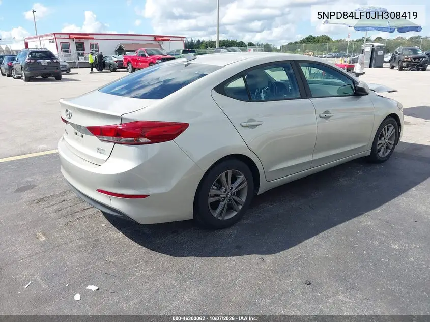 2018 HYUNDAI ELANTRA VIN 5NPD84LF0JH308419 — фото 4