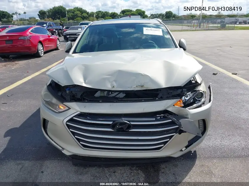 2018 HYUNDAI ELANTRA VIN 5NPD84LF0JH308419 — фото 6