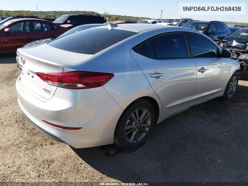 2018 HYUNDAI ELANTRA VIN 5NPD84LF0JH268438 — фото 4
