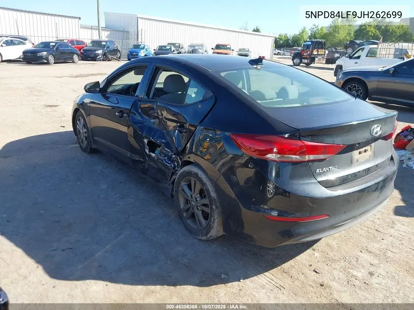 2018 HYUNDAI ELANTRA VIN 5NPD84LF9JH262699 — фото 3