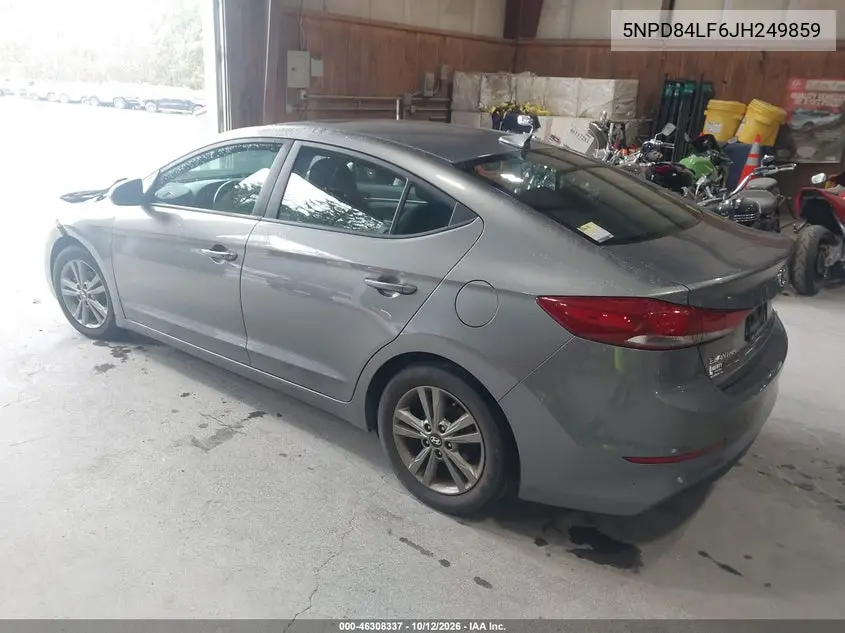 2018 HYUNDAI ELANTRA VIN 5NPD84LF6JH249859 — фото 3