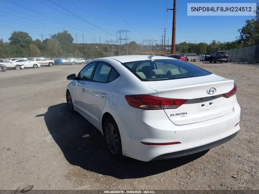 2018 HYUNDAI ELANTRA VIN 5NPD84LF8JH224512 — фото 3