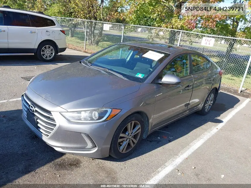 2018 HYUNDAI ELANTRA VIN 5NPD84LF4JH239721 — фото 2