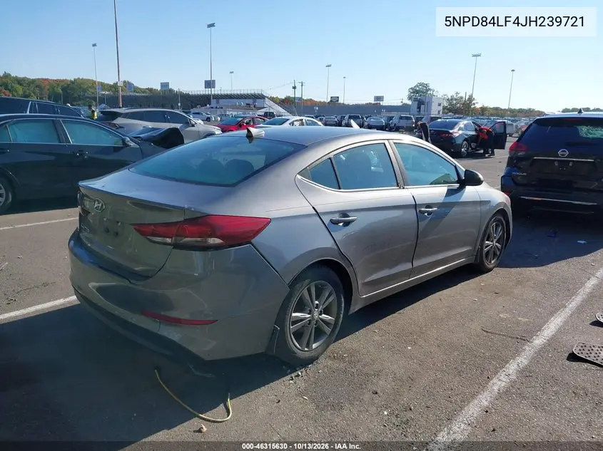 2018 HYUNDAI ELANTRA VIN 5NPD84LF4JH239721 — фото 4