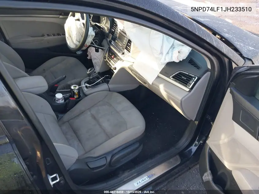 2018 HYUNDAI ELANTRA VIN 5NPD74LF1JH233510 — фото 5
