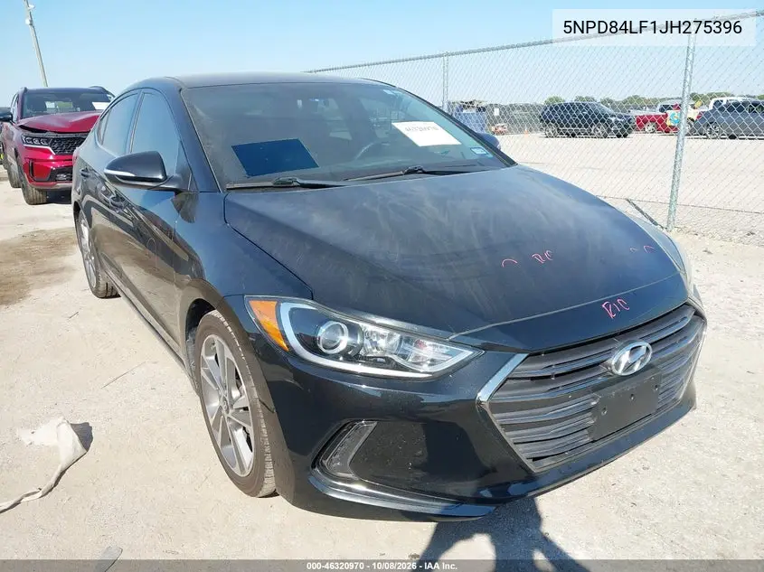 HYUNDAI ELANTRA 2018, VIN 5NPD84LF1JH275396