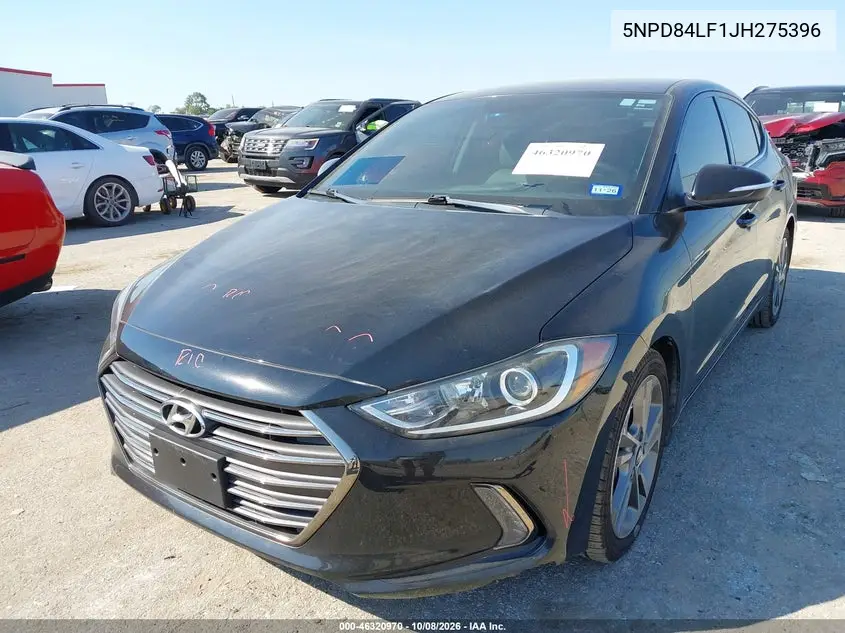 2018 HYUNDAI ELANTRA VIN 5NPD84LF1JH275396 — фото 2