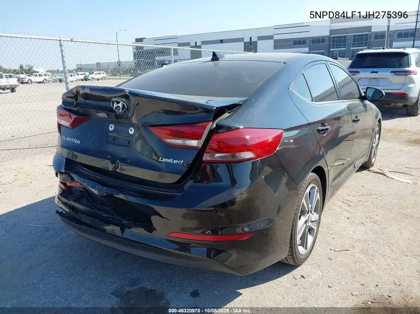 2018 HYUNDAI ELANTRA VIN 5NPD84LF1JH275396 — фото 4