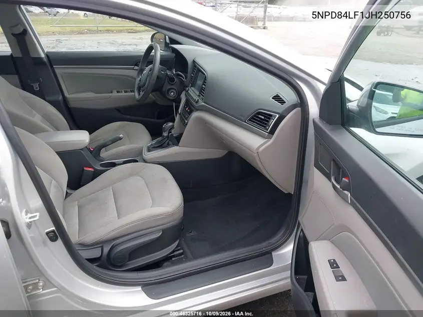 2018 HYUNDAI ELANTRA VIN 5NPD84LF1JH250756 — фото 5