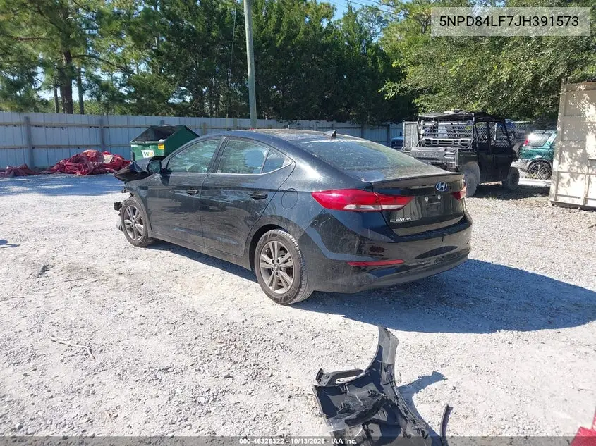 2018 HYUNDAI ELANTRA VIN 5NPD84LF7JH391573 — фото 3