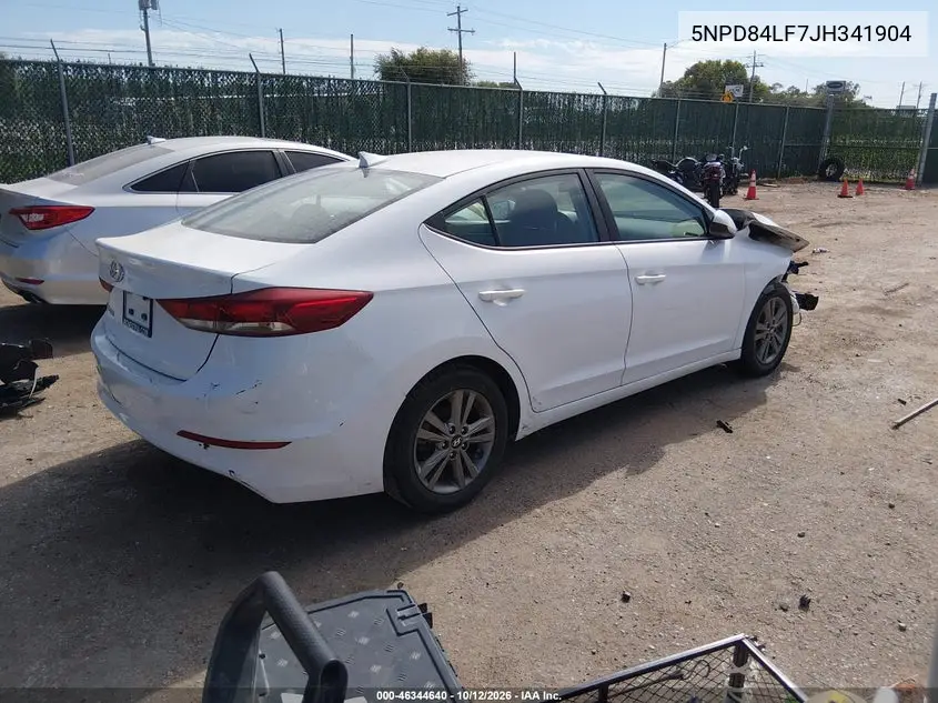 2018 HYUNDAI ELANTRA VIN 5NPD84LF7JH341904 — фото 4