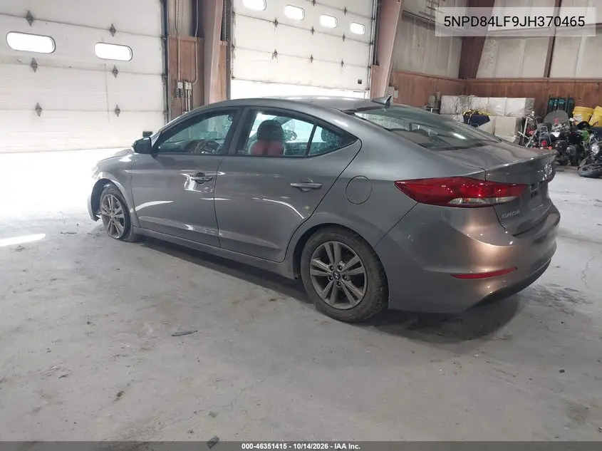 2018 HYUNDAI ELANTRA VIN 5NPD84LF9JH370465 — фото 3