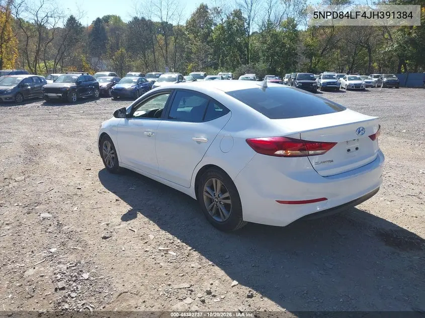 2018 HYUNDAI ELANTRA VIN 5NPD84LF4JH391384 — фото 3