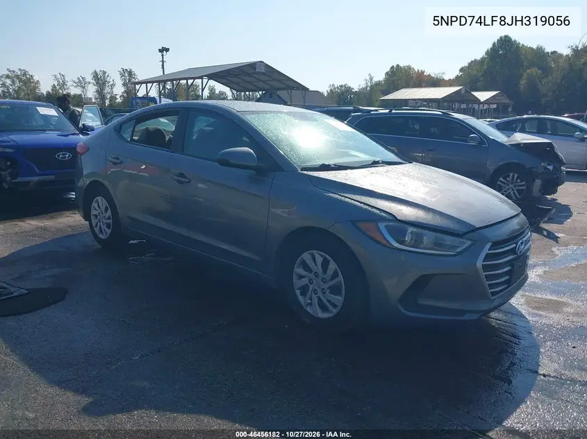 HYUNDAI ELANTRA 2018, VIN 5NPD74LF8JH319056