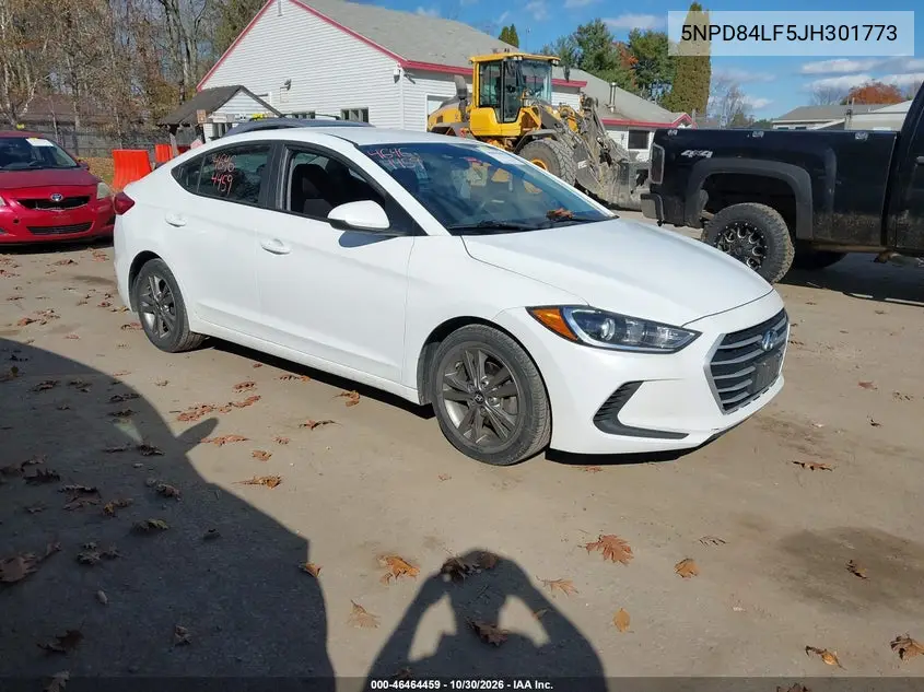 HYUNDAI ELANTRA 2018, VIN 5NPD84LF5JH301773