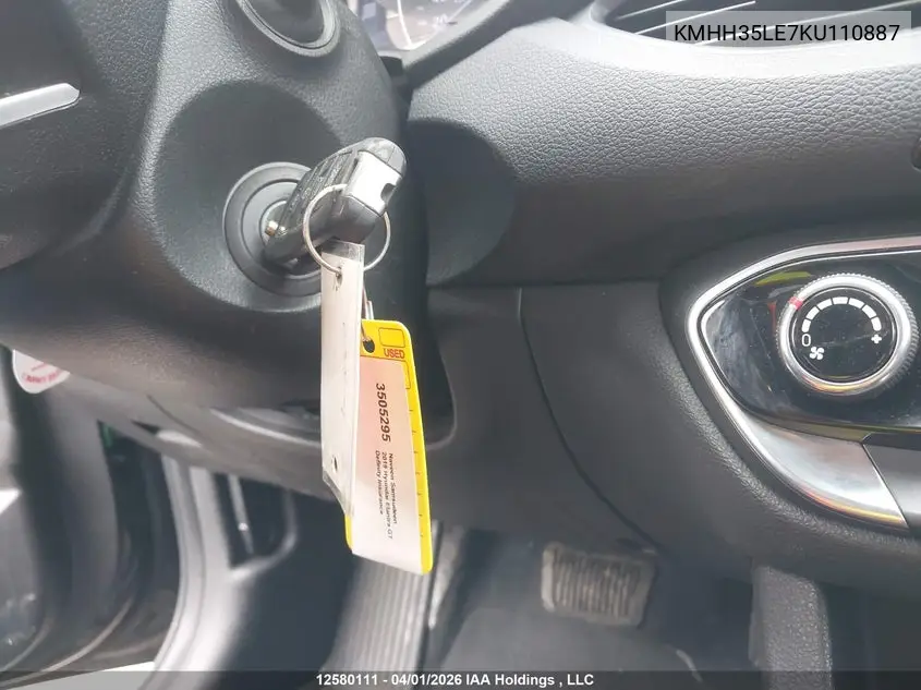 2019 HYUNDAI ELANTRA VIN KMHH35LE7KU110887 — фото 11