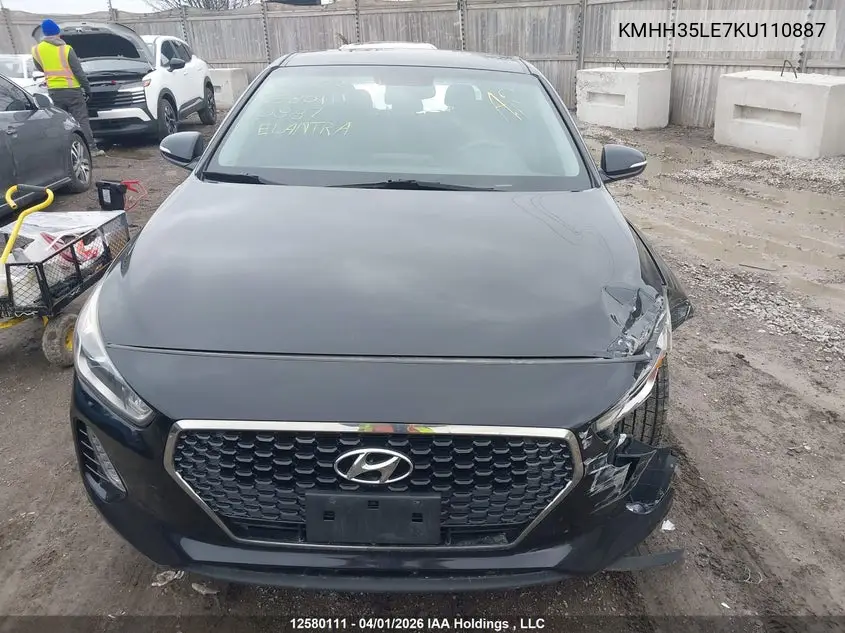 2019 HYUNDAI ELANTRA VIN KMHH35LE7KU110887 — фото 12