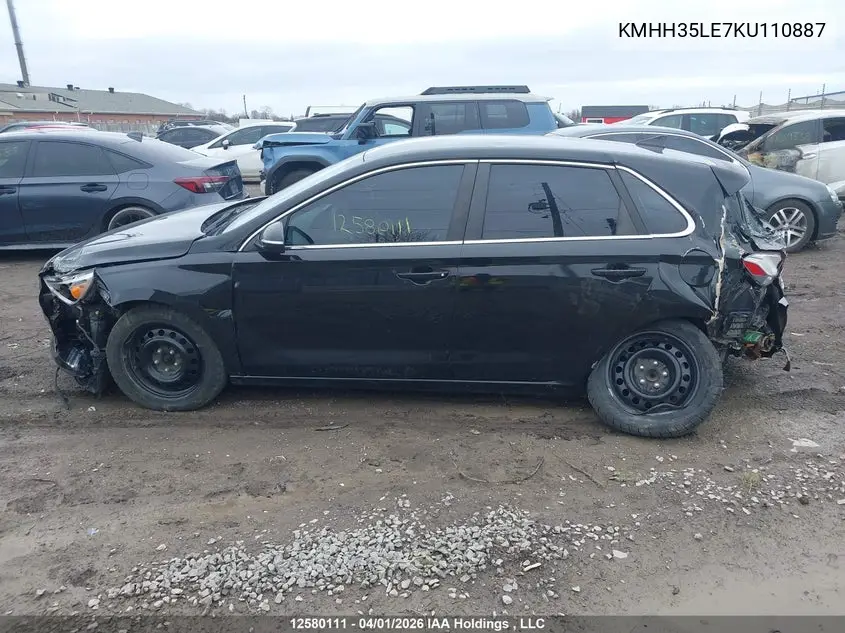 2019 HYUNDAI ELANTRA VIN KMHH35LE7KU110887 — фото 14