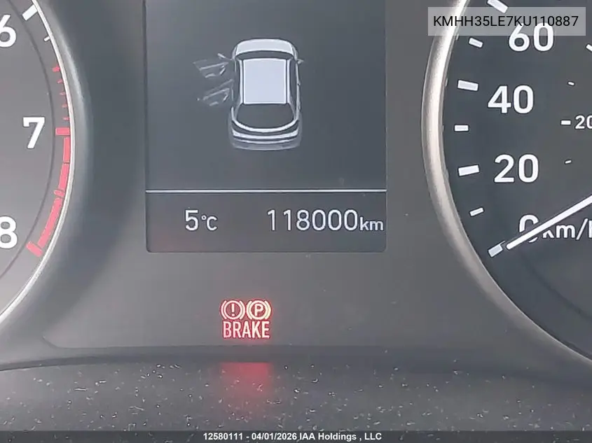 2019 HYUNDAI ELANTRA VIN KMHH35LE7KU110887 — фото 15