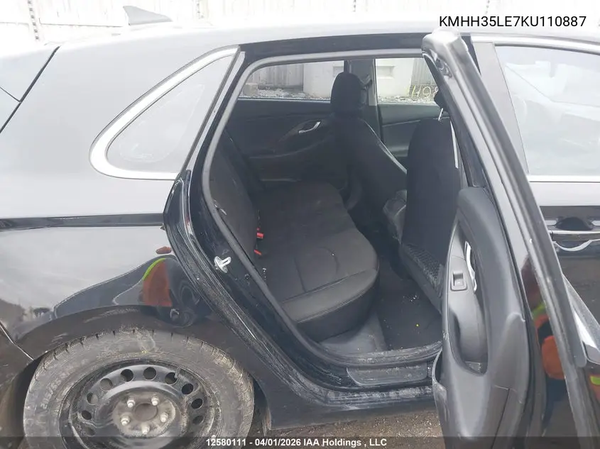 2019 HYUNDAI ELANTRA VIN KMHH35LE7KU110887 — фото 8