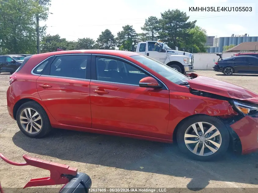 2019 HYUNDAI ELANTRA VIN KMHH35LE4KU105503 — фото 13