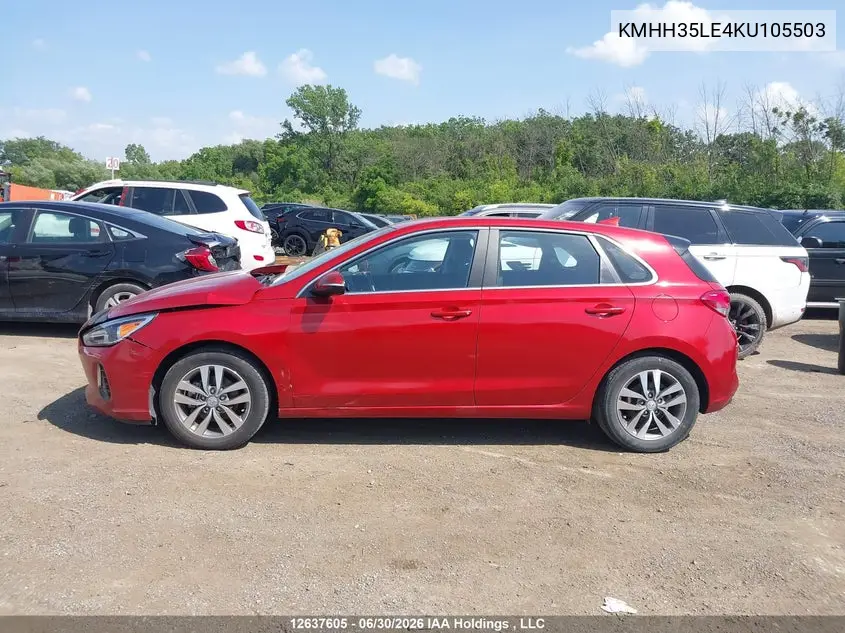 2019 HYUNDAI ELANTRA VIN KMHH35LE4KU105503 — фото 14