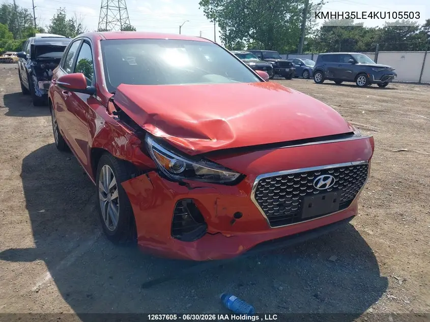 2019 HYUNDAI ELANTRA VIN KMHH35LE4KU105503 — фото 6