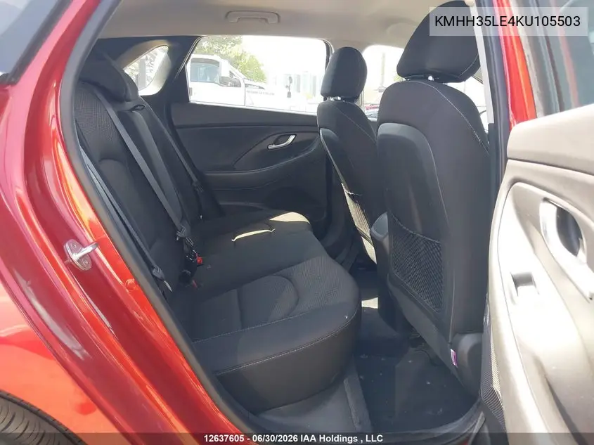 2019 HYUNDAI ELANTRA VIN KMHH35LE4KU105503 — фото 8