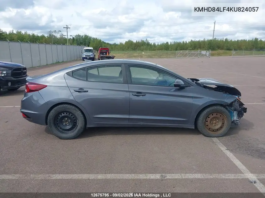 2019 HYUNDAI ELANTRA VIN KMHD84LF4KU824057 — фото 13