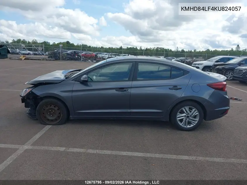 2019 HYUNDAI ELANTRA VIN KMHD84LF4KU824057 — фото 14
