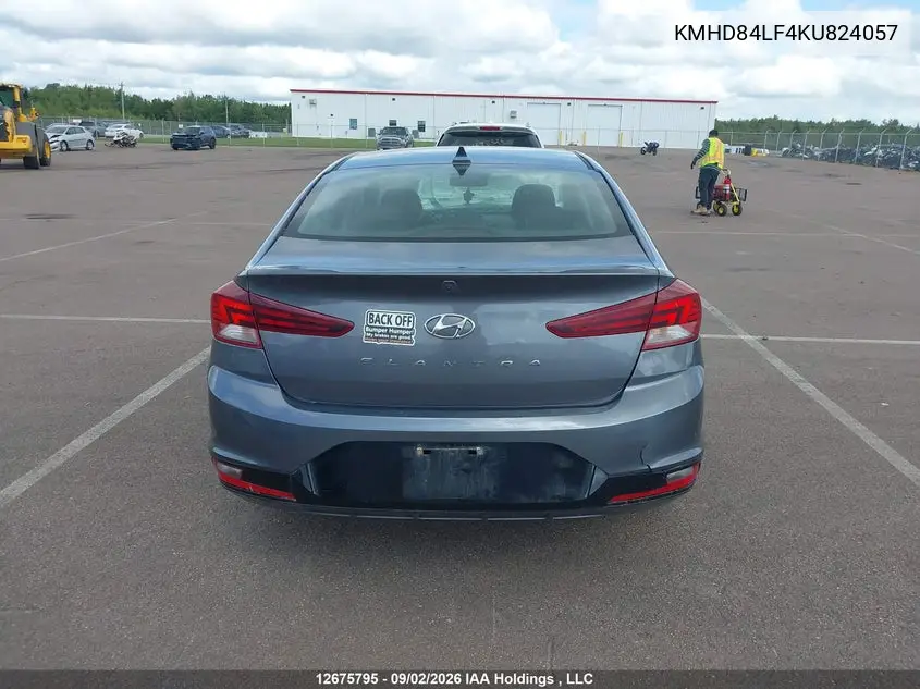 2019 HYUNDAI ELANTRA VIN KMHD84LF4KU824057 — фото 16