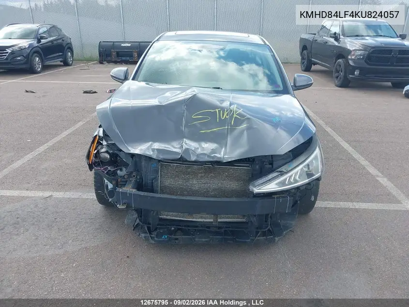 2019 HYUNDAI ELANTRA VIN KMHD84LF4KU824057 — фото 6