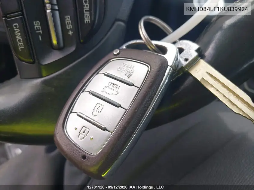 2019 HYUNDAI ELANTRA VIN KMHD84LF1KU839924 — фото 11