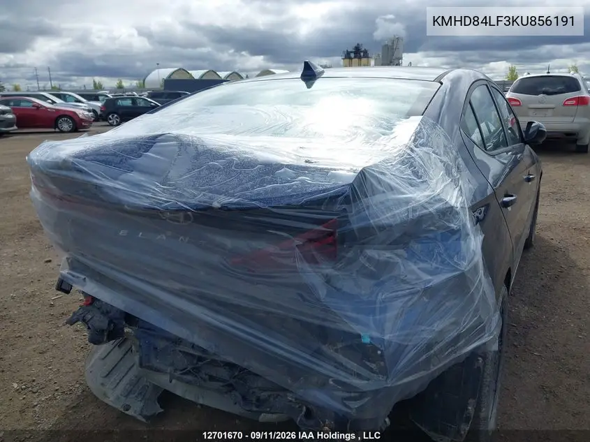 2019 HYUNDAI ELANTRA VIN KMHD84LF3KU856191 — фото 22