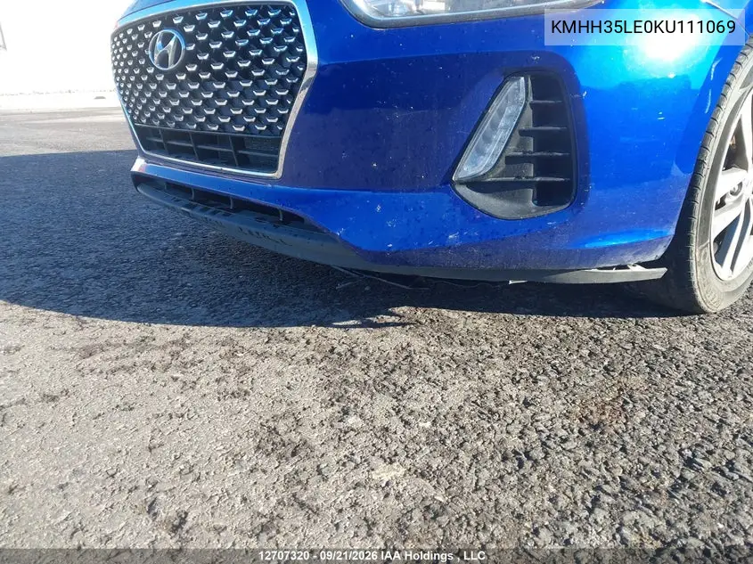 2019 HYUNDAI ELANTRA VIN KMHH35LE0KU111069 — фото 6