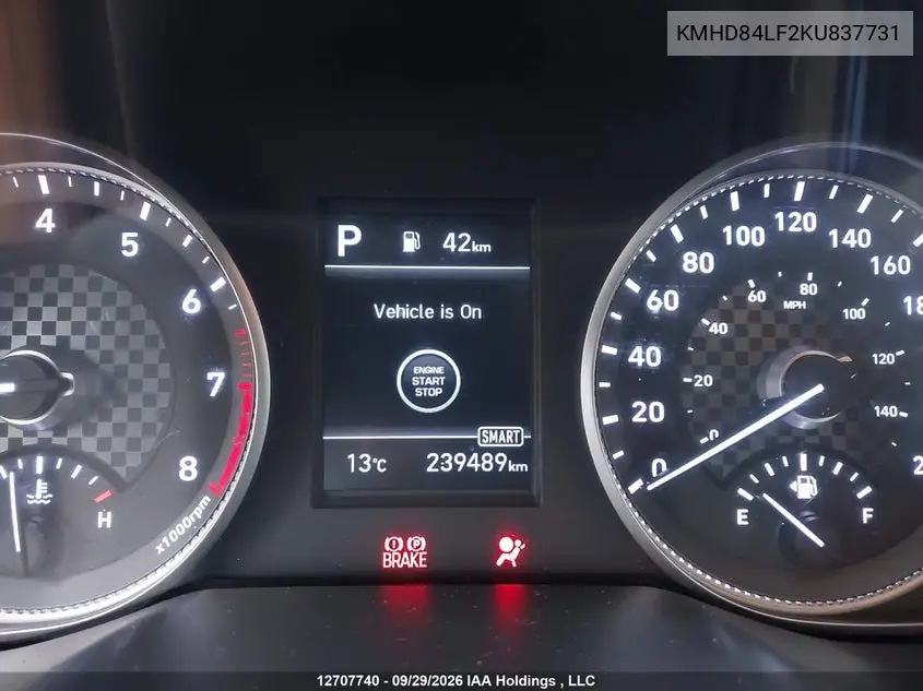 2019 HYUNDAI ELANTRA VIN KMHD84LF2KU837731 — фото 15