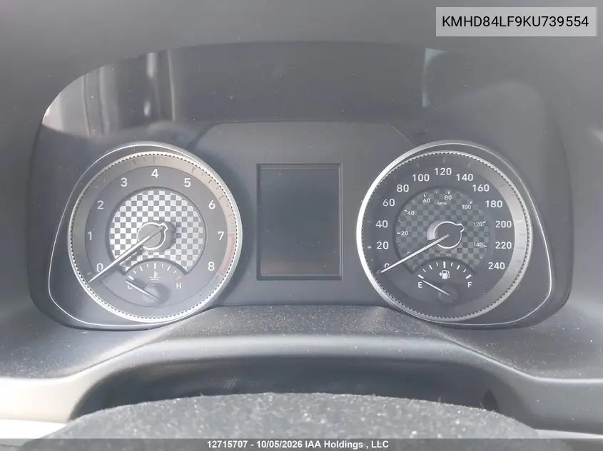 2019 HYUNDAI ELANTRA VIN KMHD84LF9KU739554 — фото 7