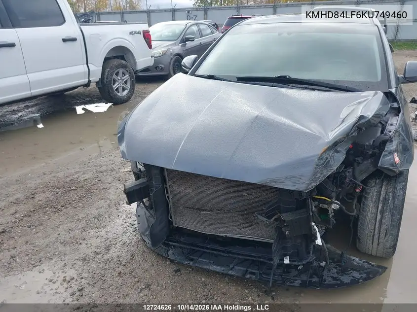 2019 HYUNDAI ELANTRA VIN KMHD84LF6KU749460 — фото 10