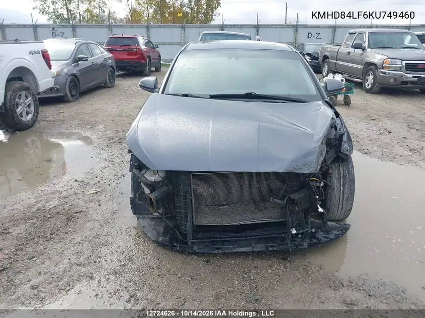 2019 HYUNDAI ELANTRA VIN KMHD84LF6KU749460 — фото 13