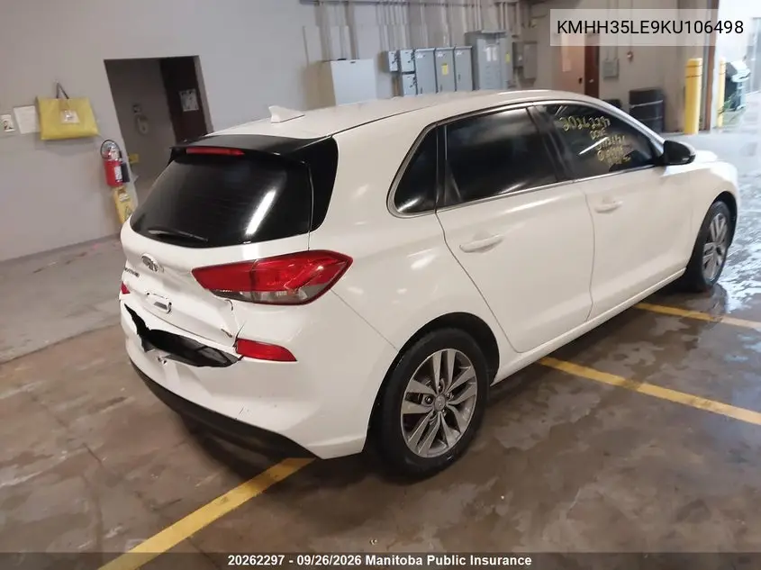 2019 HYUNDAI ELANTRA VIN KMHH35LE9KU106498 — фото 4